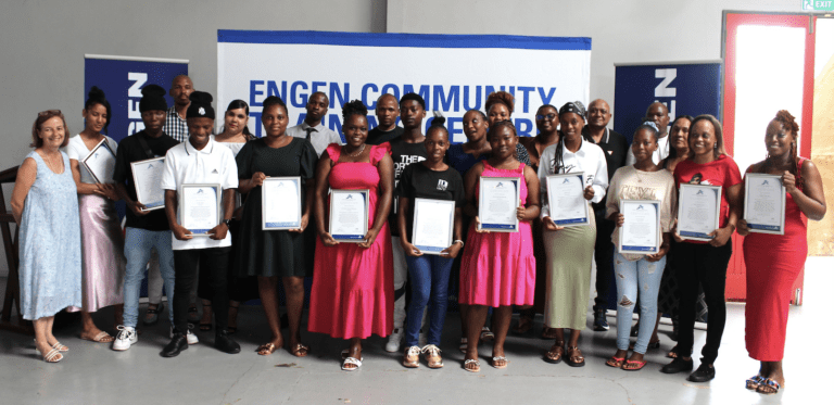Proud graduates of the Engen Community