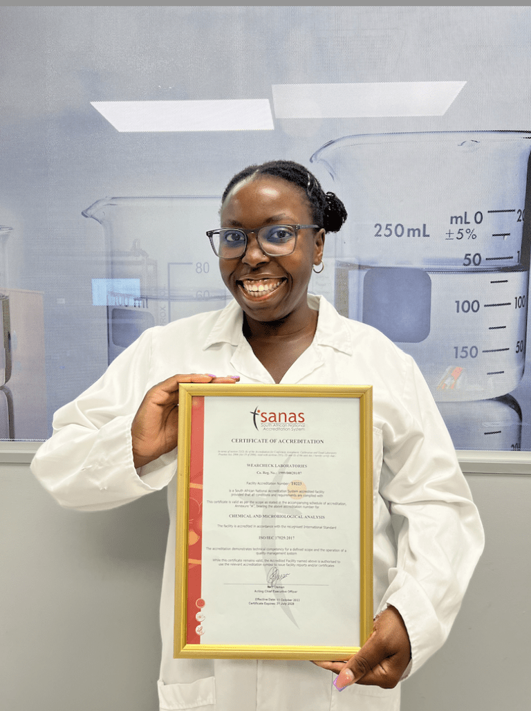 Kensani Mbuli of WearCheck