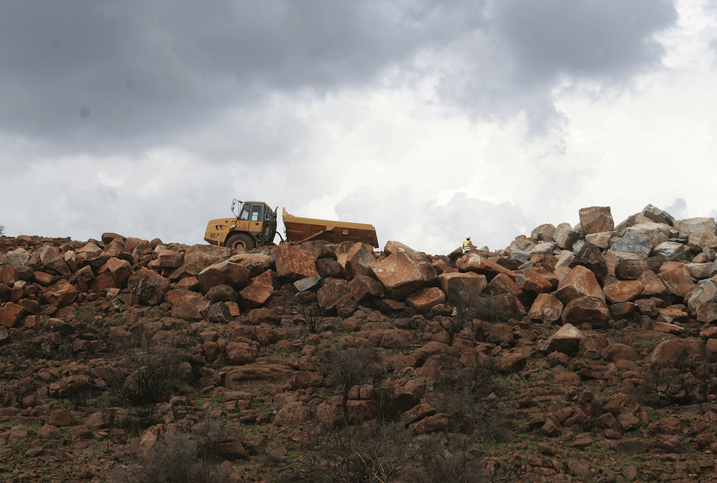 Load and haul activities taking