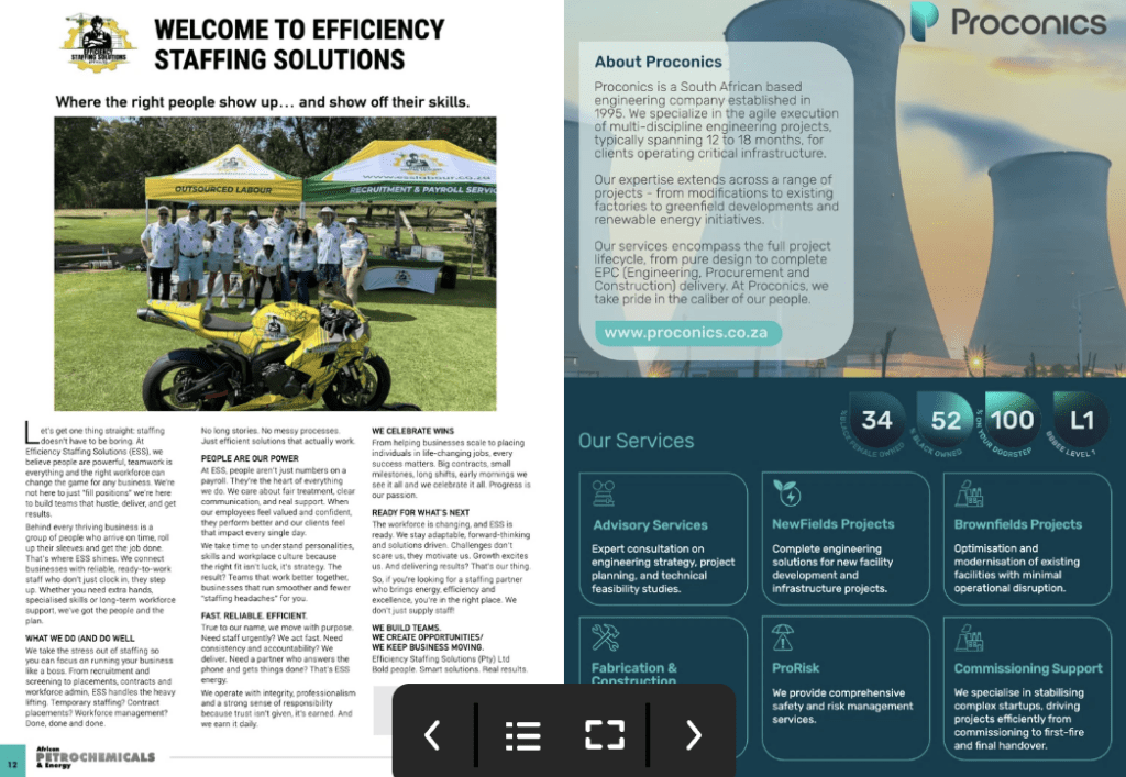 Proconics advert