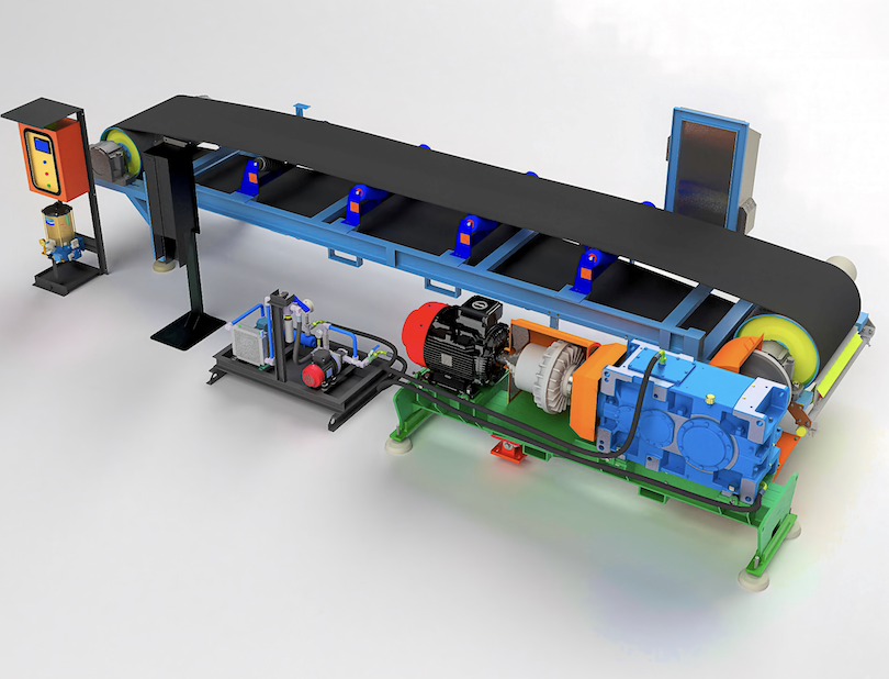 BMG's integrated drive technology for belt conveyors and feeders